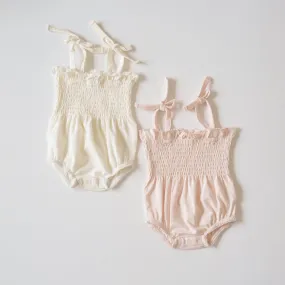 Organic Ruffled Romper