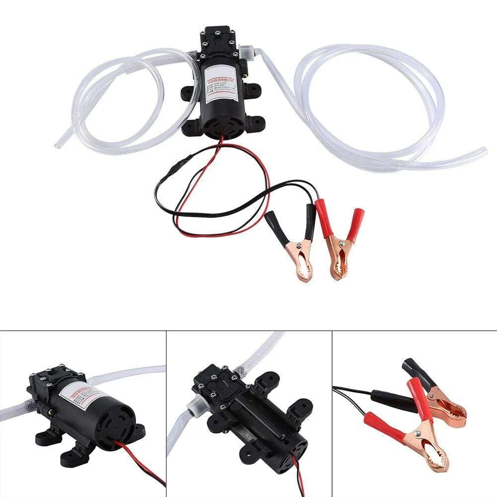 Professional Electric 12V Mini Oil Pump Diesel Fuel Engine Extractor Transfer Self-Priming To Exchange Car