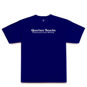 Quarter Snacks Gem Snackman Tee - Classic Navy T-Shirt for Casual Streetwear