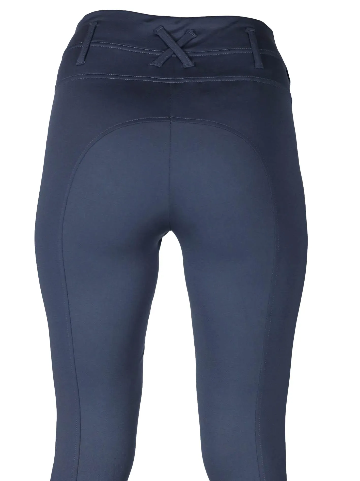 "Alice" Riding tights in Vintage Indigo with or without silicone seat grip