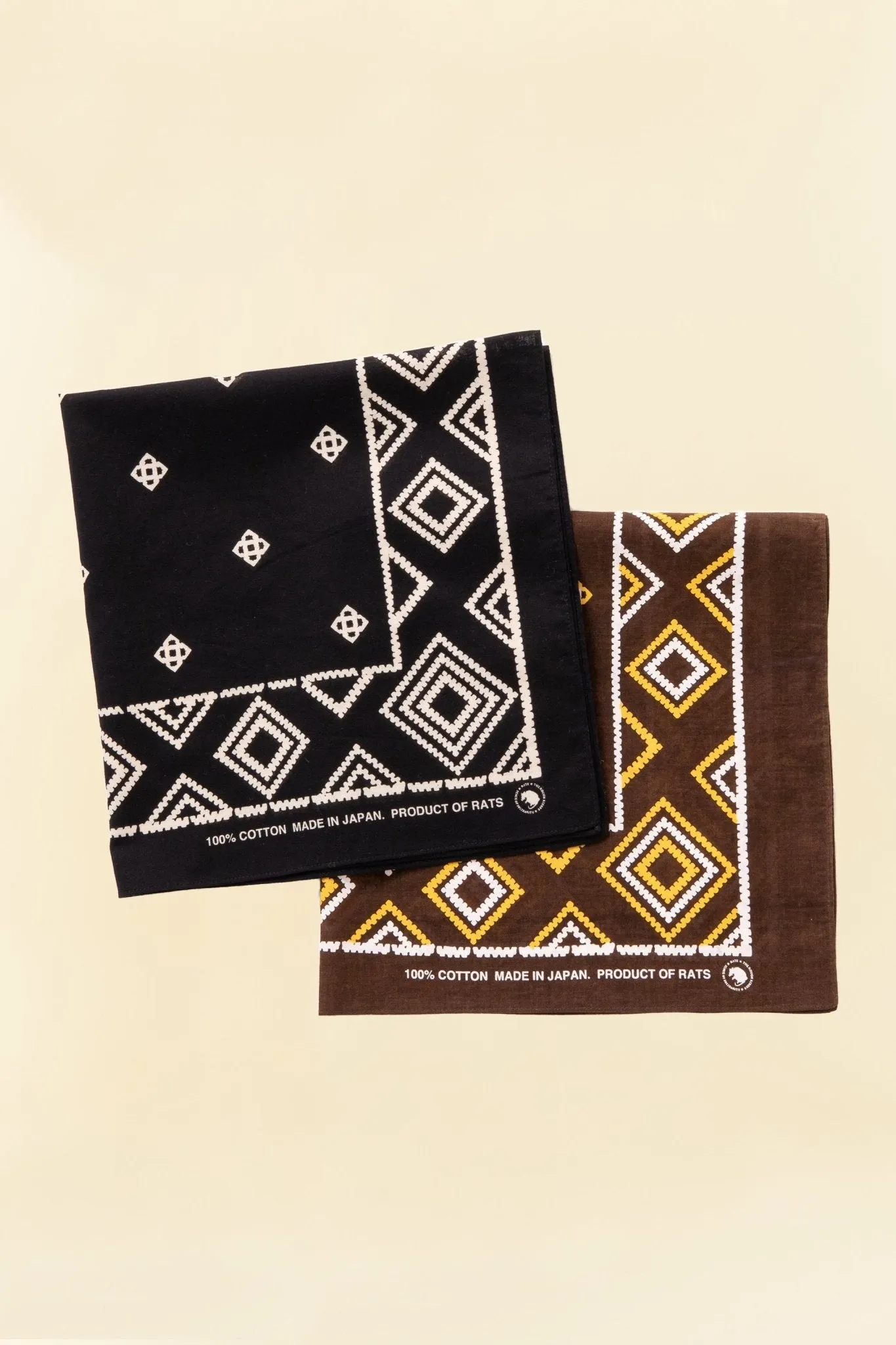 Rats Bandana - Brown