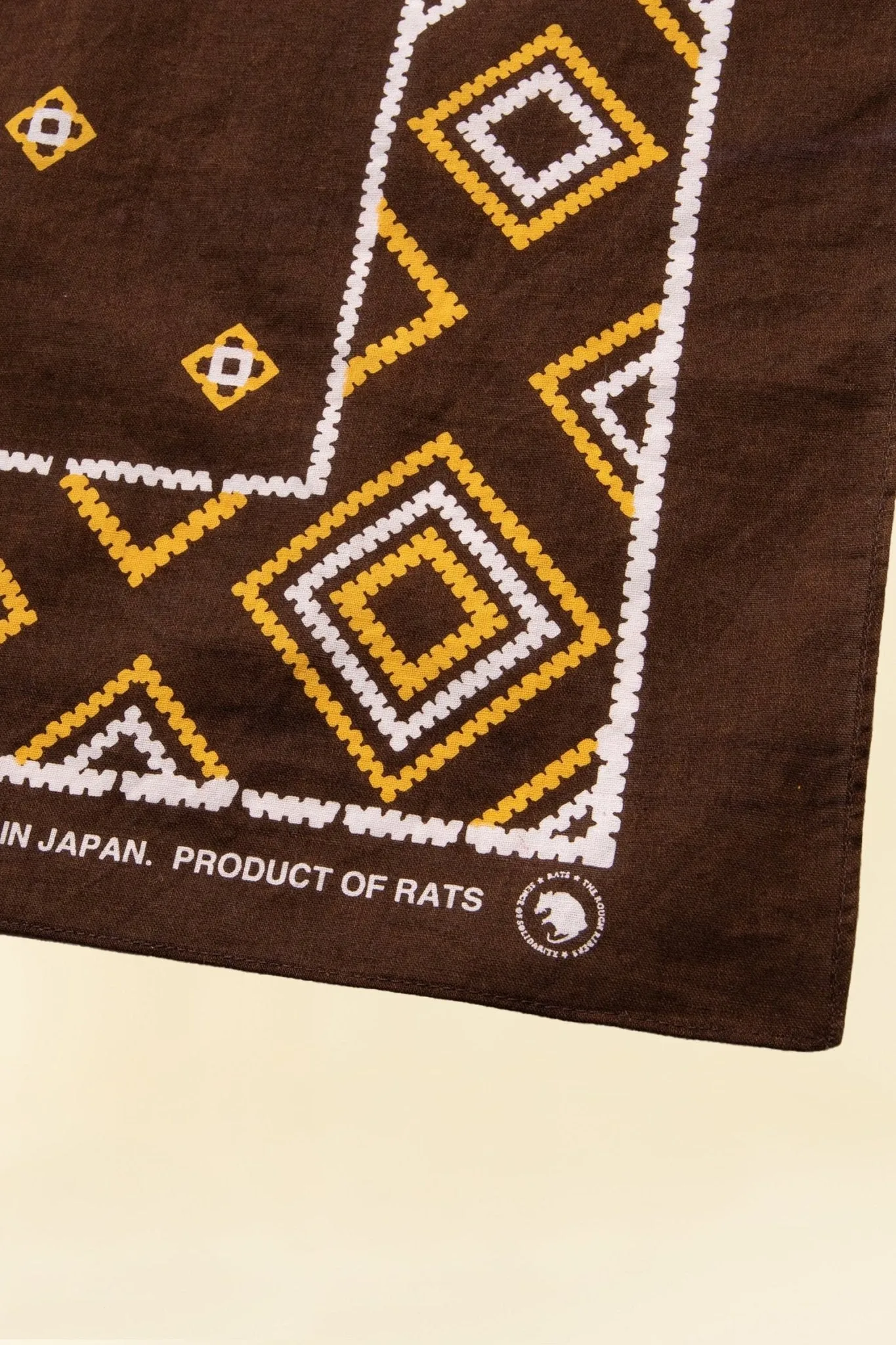 Rats Bandana - Brown