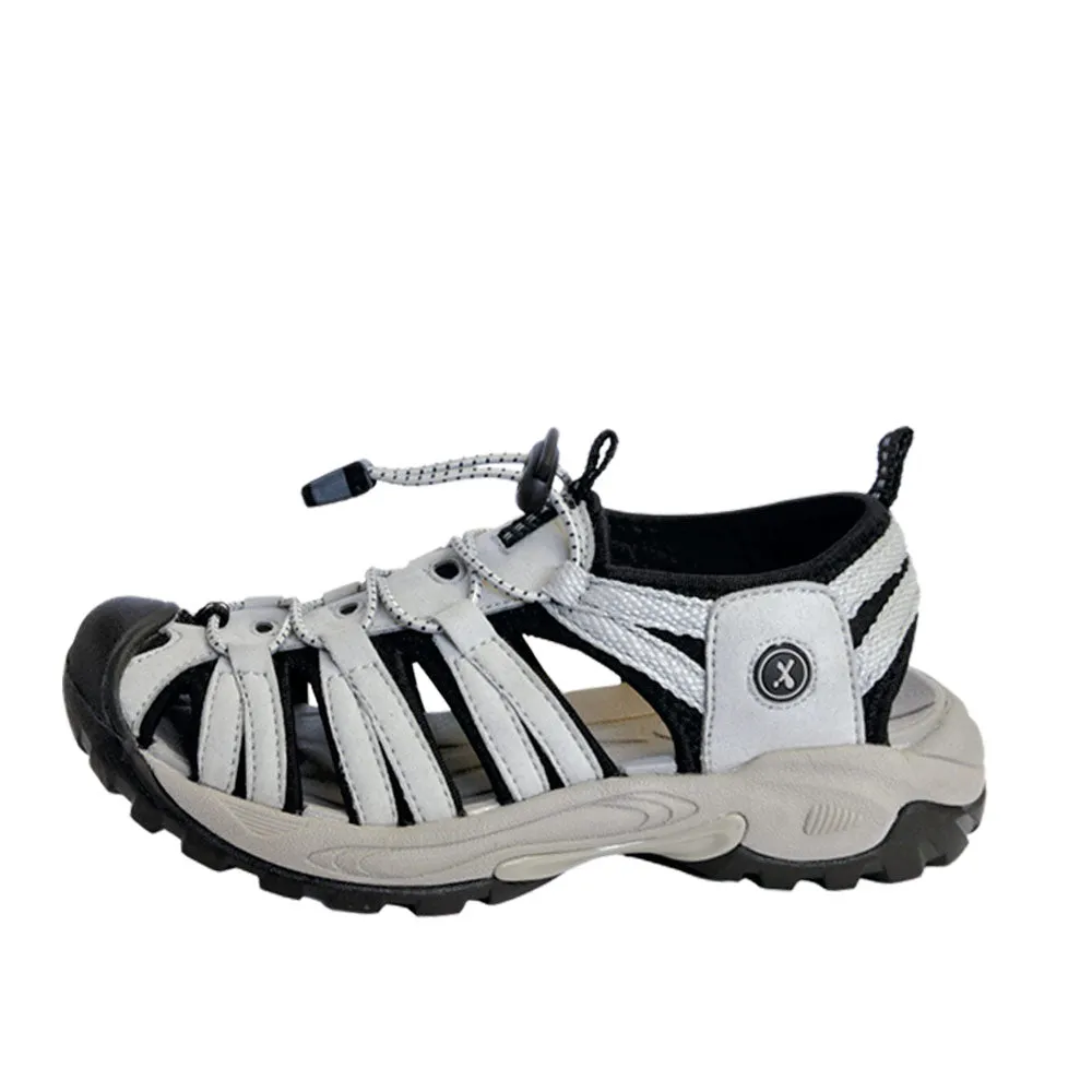 Sandalias Trekking Aldea Gris Claro- Outlet precios especiales