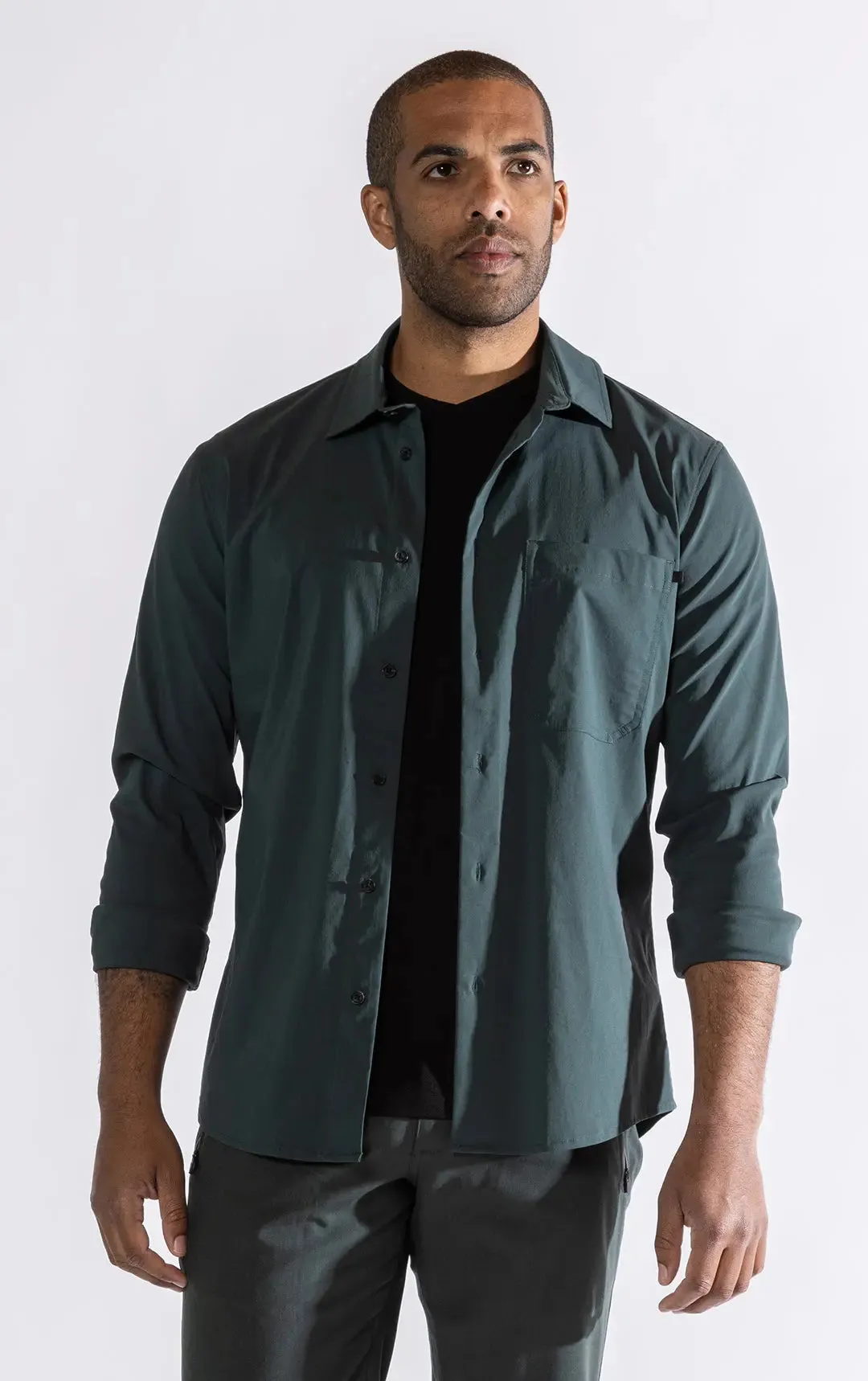 STRETCH SUMMER WOOL SHIRT - CLEARANCE