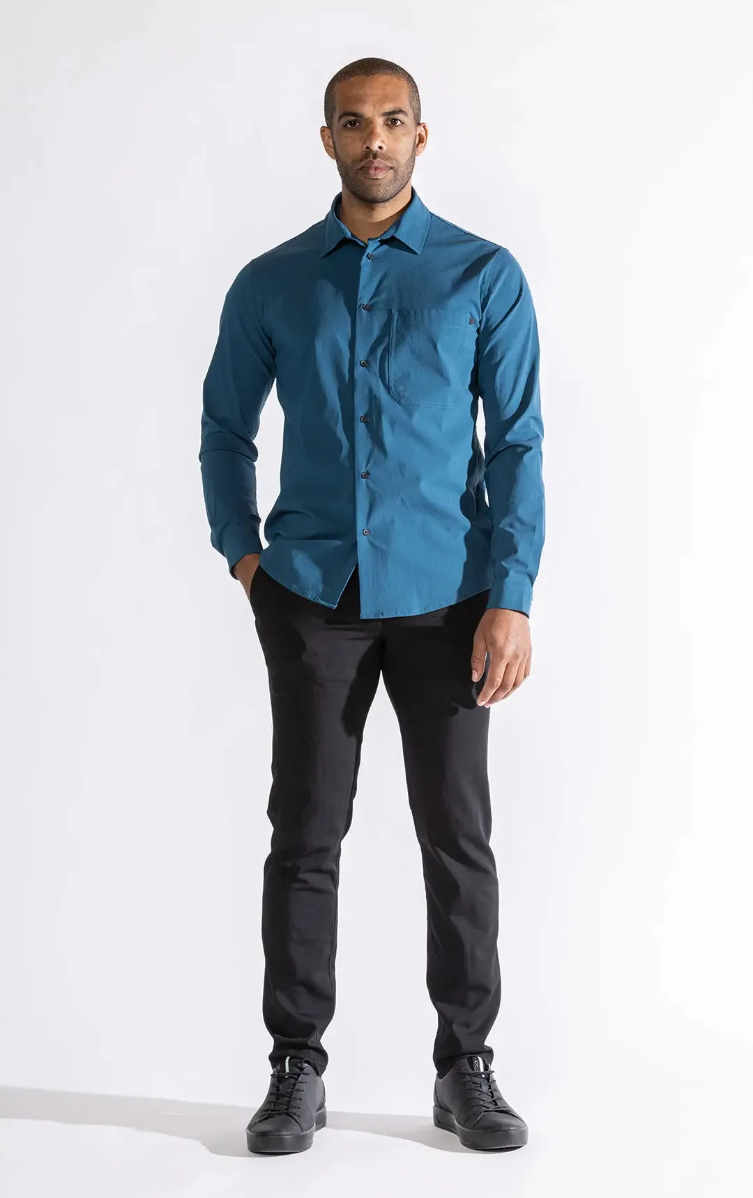 STRETCH SUMMER WOOL SHIRT - CLEARANCE