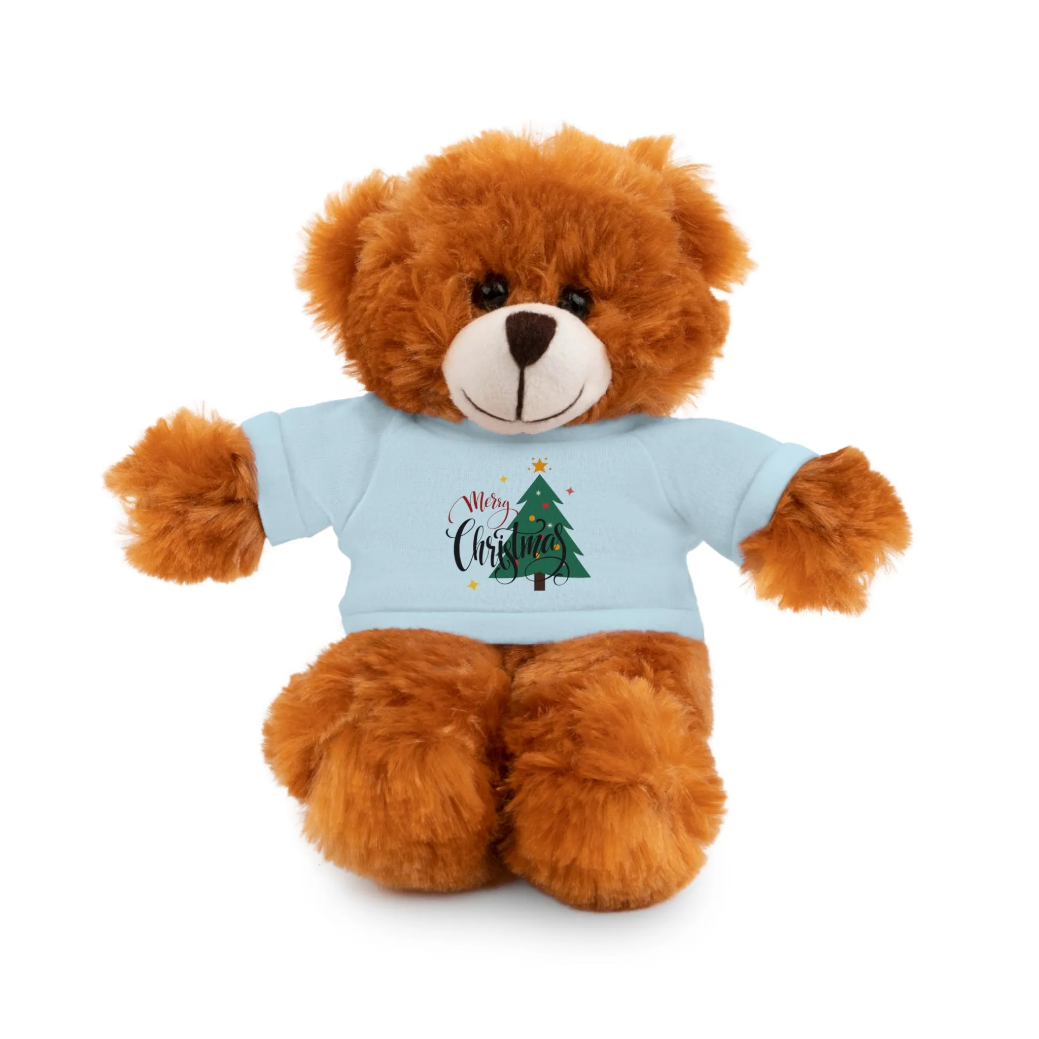 Stuffed Animals with Christmas Tee