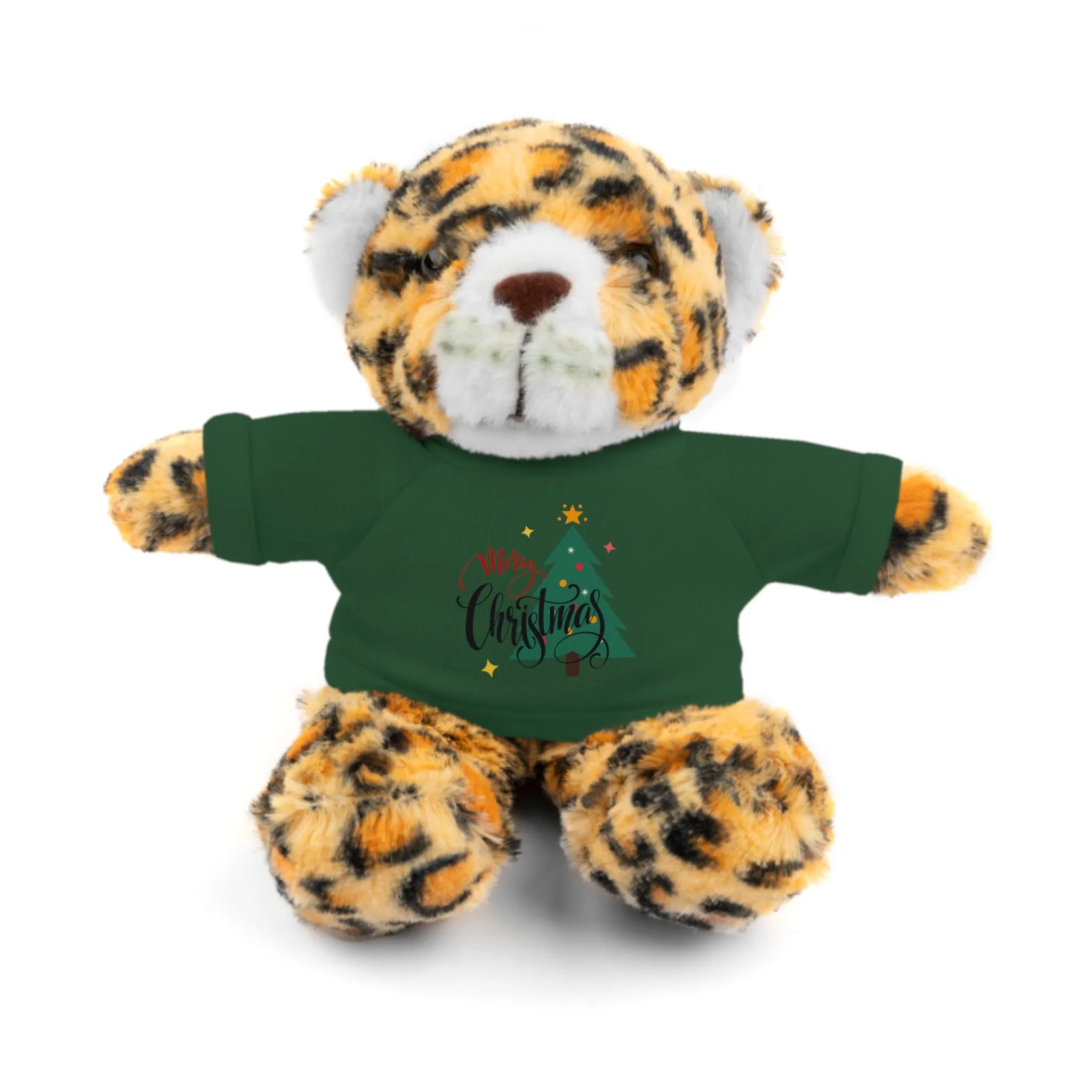 Stuffed Animals with Christmas Tee