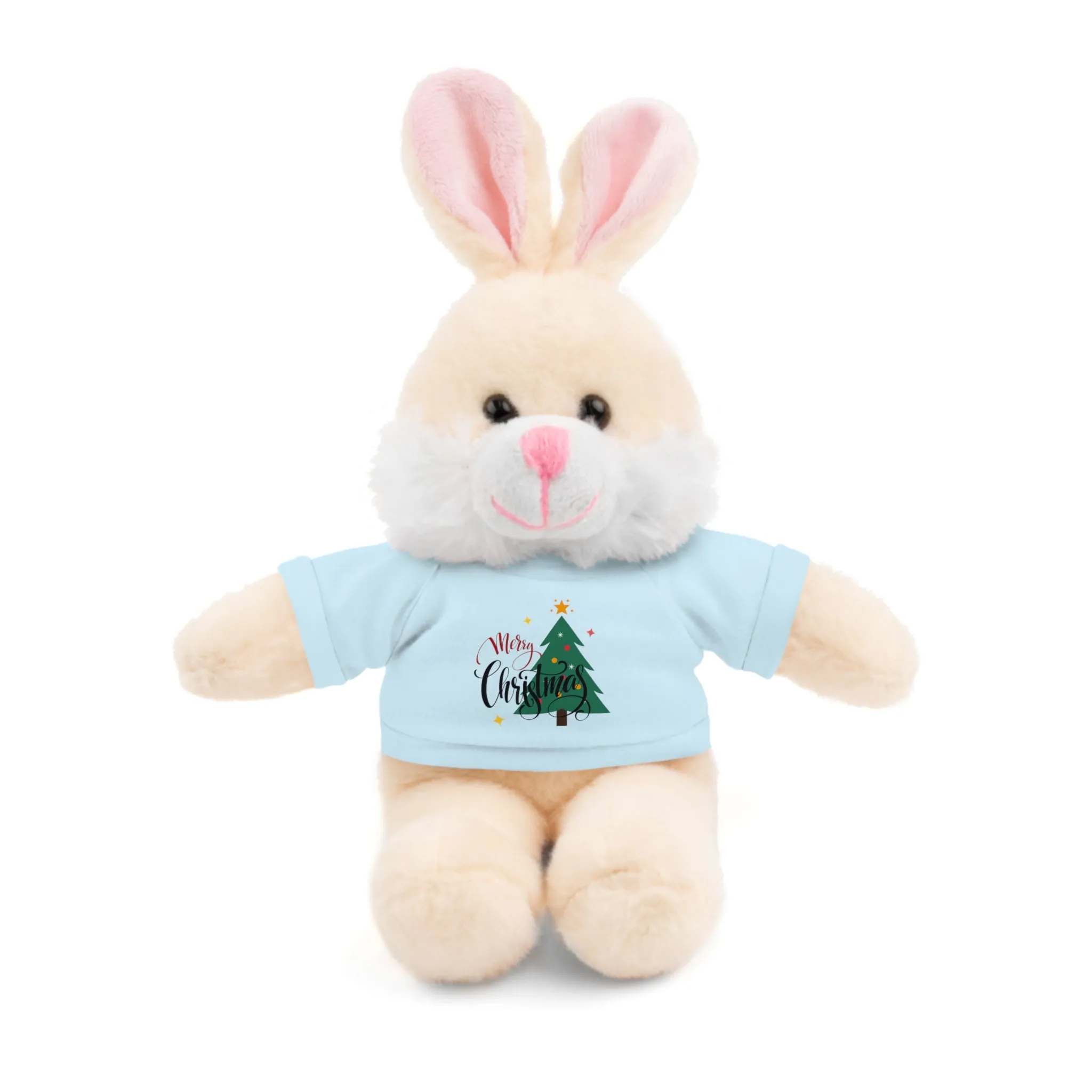 Stuffed Animals with Christmas Tee