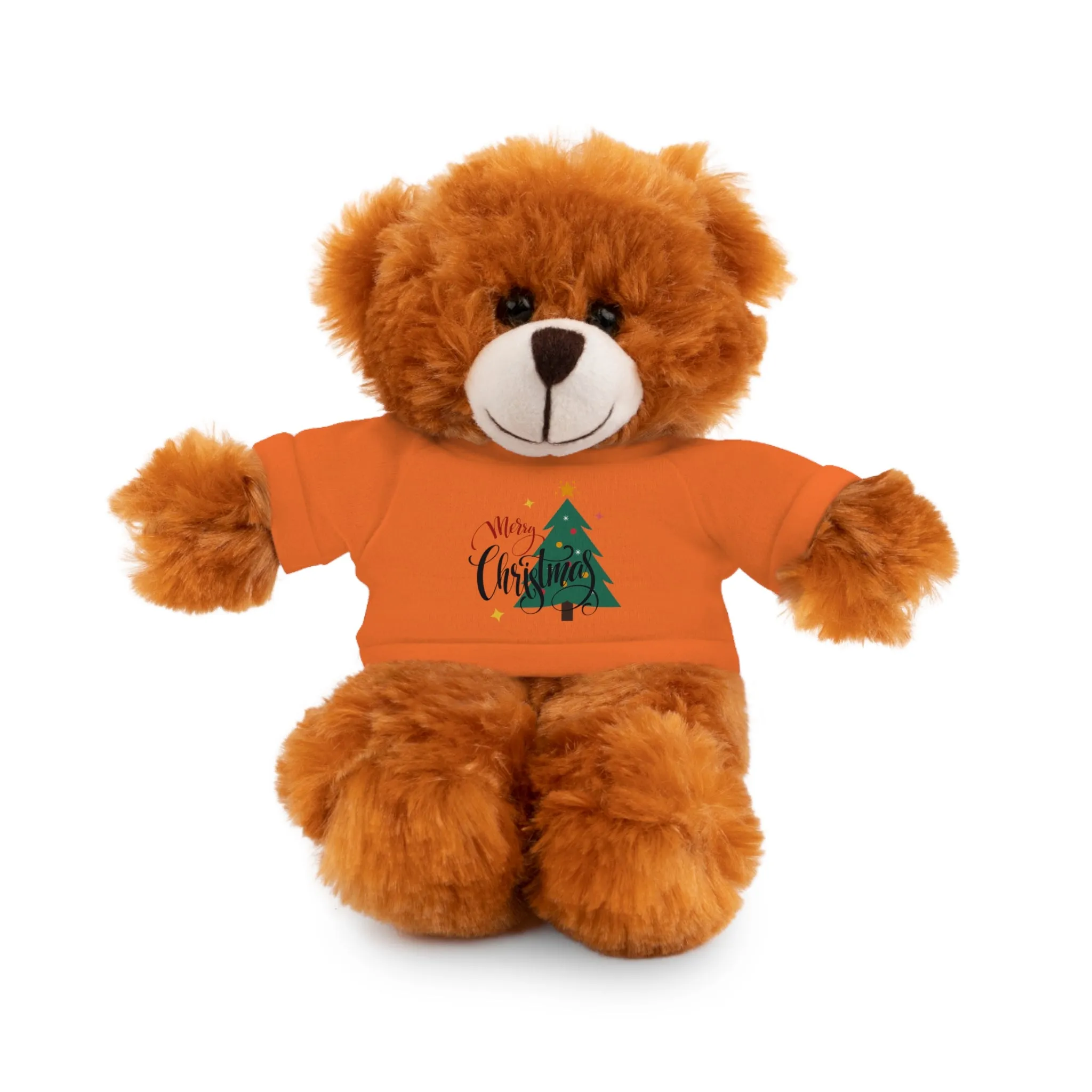 Stuffed Animals with Christmas Tee