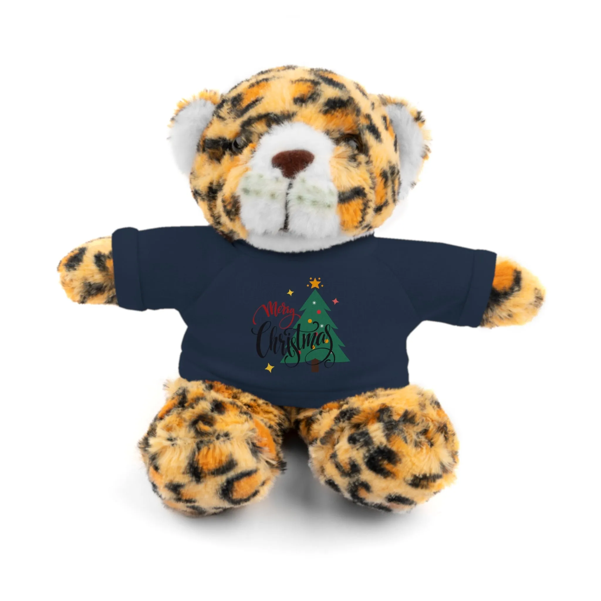 Stuffed Animals with Christmas Tee