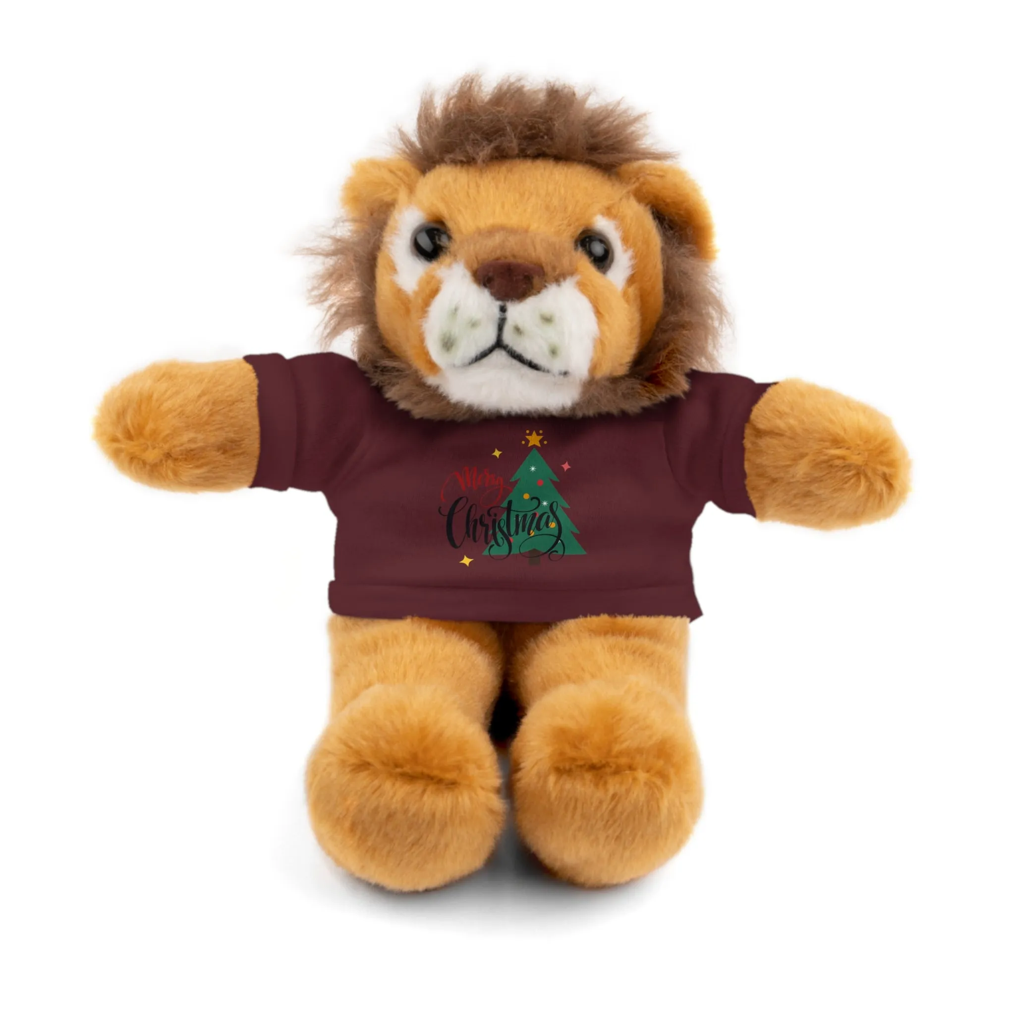 Stuffed Animals with Christmas Tee