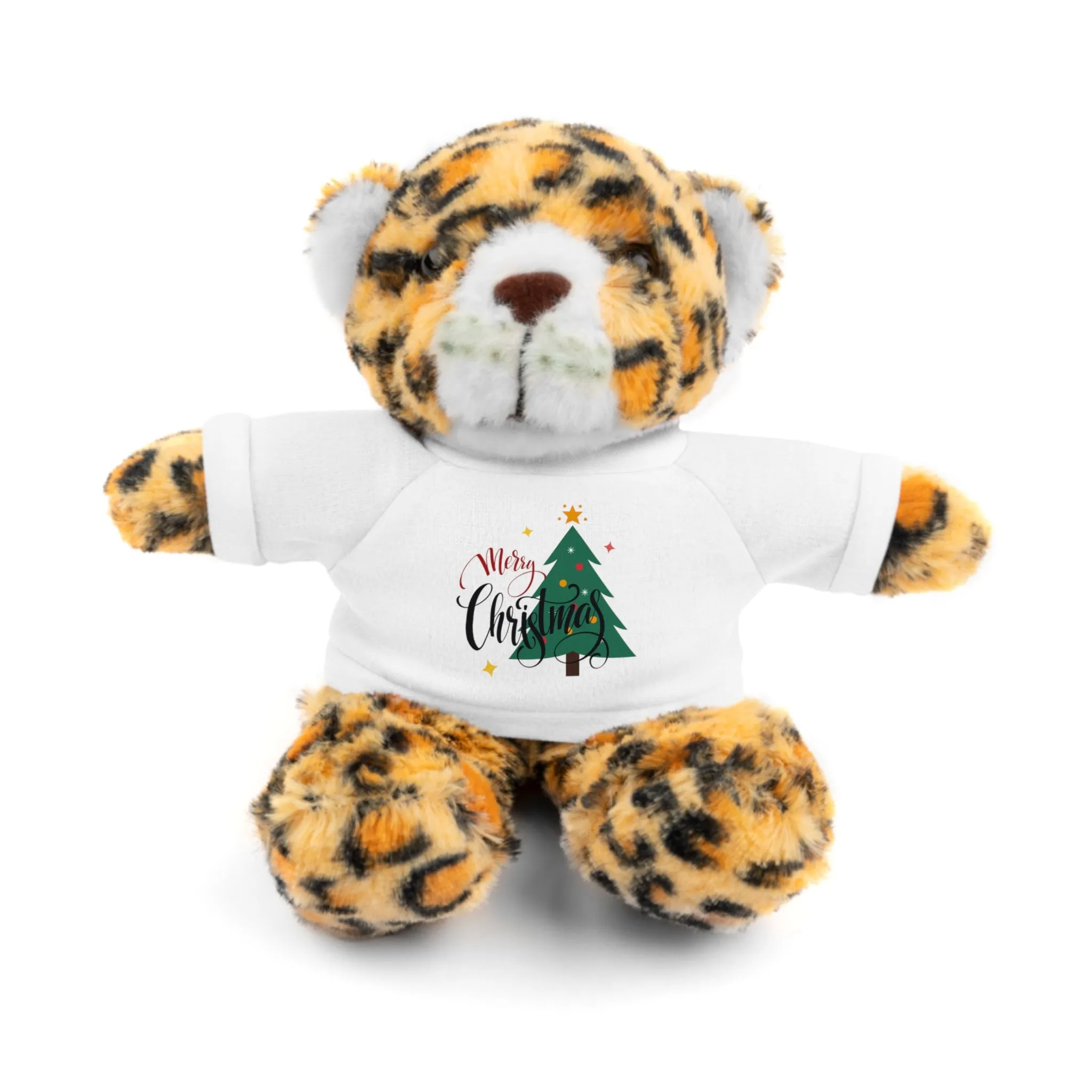 Stuffed Animals with Christmas Tee