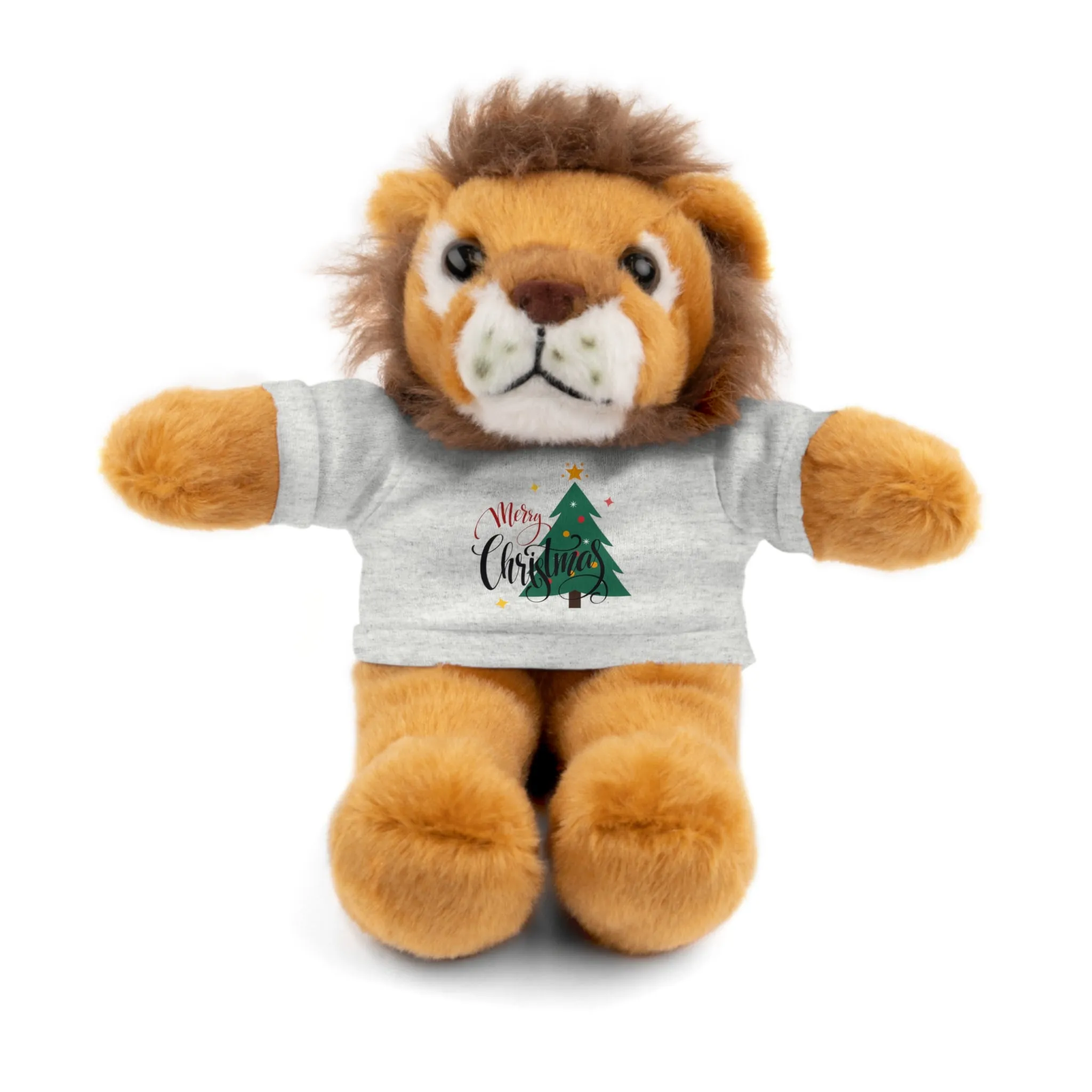 Stuffed Animals with Christmas Tee