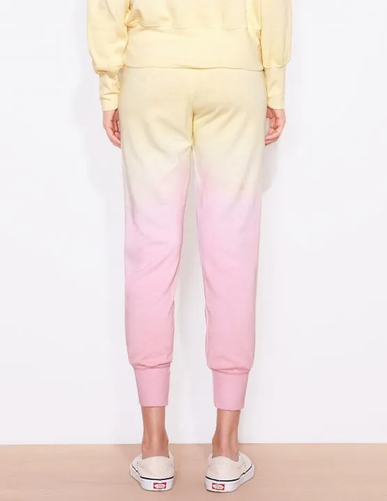 Sundry Dipdye Tapered Sweatpants Banana Petal