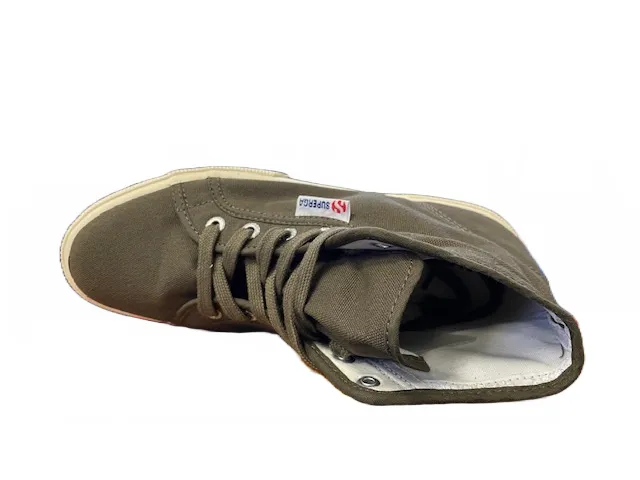 Superga 2095 cotu high canvas sneakers S003J40 A55 military