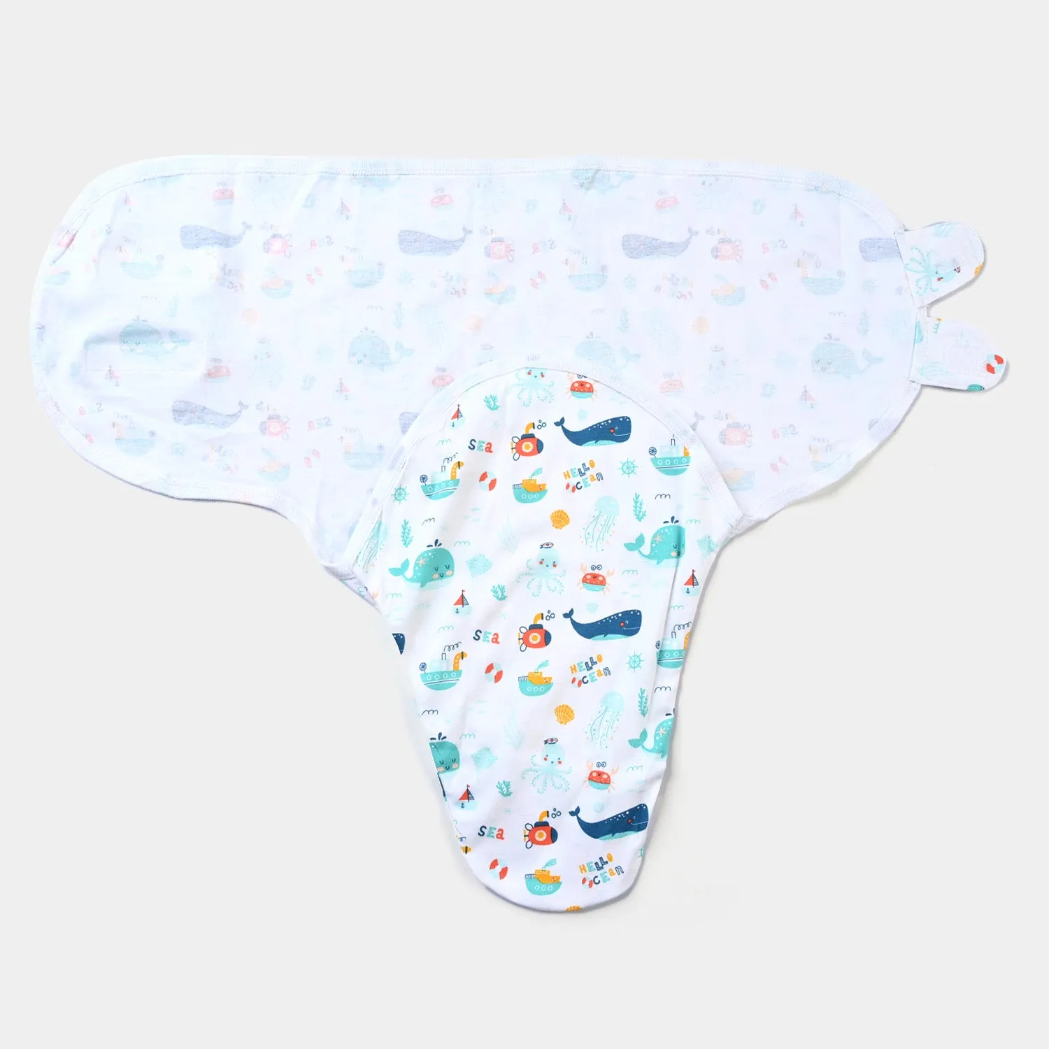 Swaddle Marine Life-White