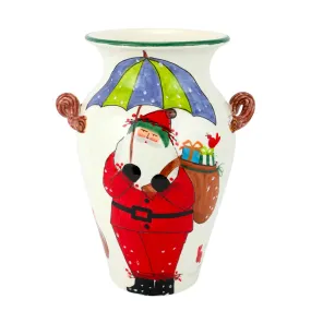 VIETRI Old St. Nick Umbrella Stand