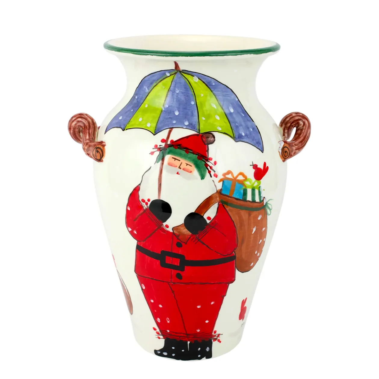 VIETRI Old St. Nick Umbrella Stand