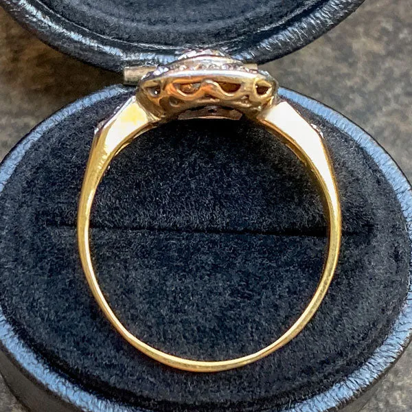 Vintage Engagement Ring, Old European 0.35ct.